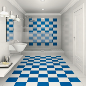 Carrelage bleu mate – 20×20 – Mar