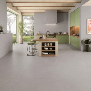 Carrelage effet ciment gris béton - Mao Gris