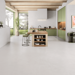 Carrelage effet ciment blanc cassé - Mao Blanco