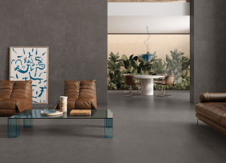 Carrelage effet ciment gris anthracite – Mao Grafito