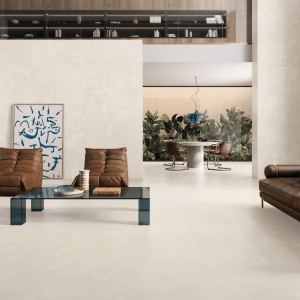 Carrelage effet ciment ivoire beige - Mao Marfil